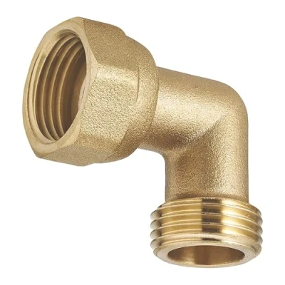 Imagen de SOMATHERM FOR YOU tornillo de latón bruto Codo Masculino 15/21 20/27 girando la tuerca
