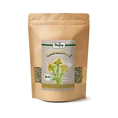 Imagen de Biojoy Té de Vara oro BÍO (250 g), secado y cortado, hierba para infusion (Solidago virgaurea herba)