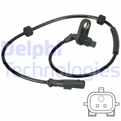 Imagen de DELPHI SS20600 Sensor de ABS activo 683 RENAULT: CLIO 3, Modus / Grand