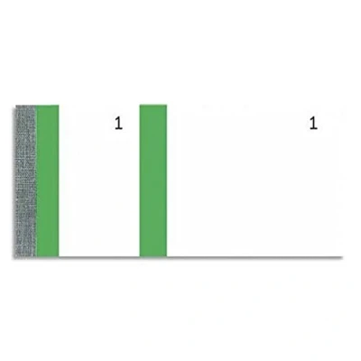 Imagen de Entradas de bloque Elve ELV 100 hojas 60 x 135 mm Verde Lote 10
