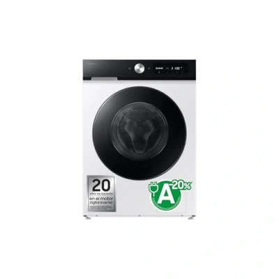 Imagen de Lavadora carga frontal Samsung WW11DB7B94GEU3, 11 kg, 1400 rpm, AI EcoBubble™, Función WiFi con SmartThings™, Blanco