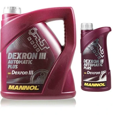 Imagen de Aceite de transmisión automática original Mannol Dexron III Automatic Plus Gear Oil, 5 litros