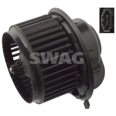 Imagen de SWAG 30 10 6363 Ventilador de Calefacción para dirección izquierda/derecha con electromotor VOLKSWAGEN: Multivan 5 (7HM, Transporter Bus, Touareg I