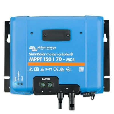 Imagen de Victron Energy BlueSolar MPPT MC4 150V 70 amperios 12/24/36/48 Voltios Controlador de Carga Solar