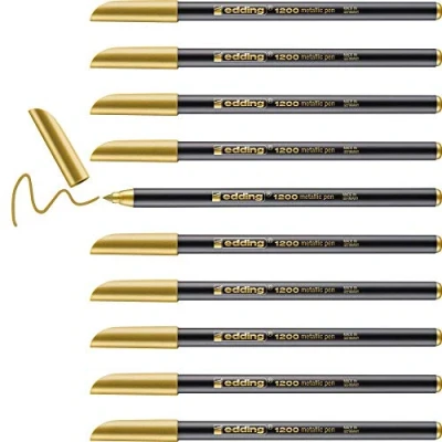Imagen de Rotulador edding punta fibra 1200 oro n. 53 redonda 1 3 mm