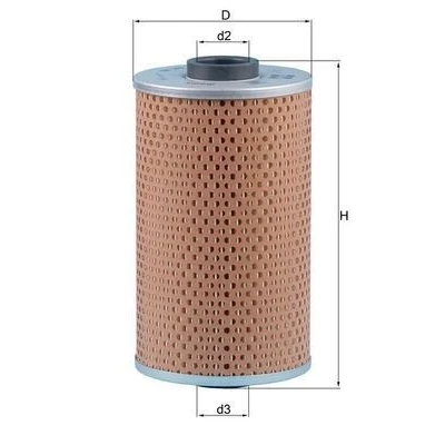 Imagen de MAHLE ORIGINAL OX 40 Filtro de aceite Cartucho filtrante