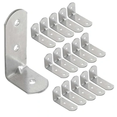 Imagen de OMIDEAS 15 x Soporte de Esquina (30 60 25) Conectores Angulo Escuadra madera ángulo Acero galvanizadas