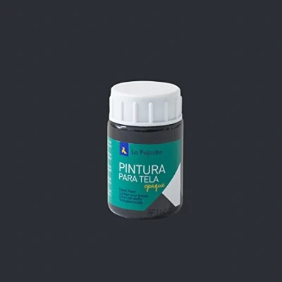 Imagen de Pintura para tela Opaque To 18 Negro 35ML La Pajarita, de aplicación directa sobre