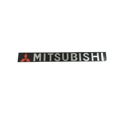 Imagen de CRTATE Coche Emblema, para Mitsubishi Lancer Triton L200 Galant 8 ASX grandis Ignis Frontal Capó Maletero Emblema Adhesivo Auto Logo Pegatina 3D Insignia Pegatinas Accesorios,A