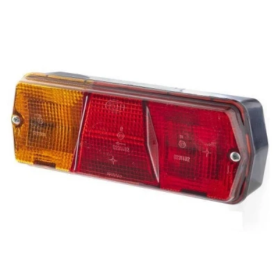 Imagen de HELLA 2SE 001 680 291 Piloto trasero izquierda P21W, R10W negro 12, 24 sin lámparas con portalámparas MERCEDES BENZ: T1/TN Camión de plataforma/Chasis