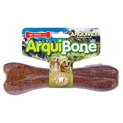 Imagen de ARQUIVET Arquibone Buey 12,5 cm 95 gr Hueso grande para perros Snack natural masticar Alimento complementario