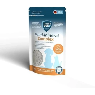 Imagen de Marsavet Multi Mineral Complex Polvo Barf Complete Suplemento dietético para Perros, Gatos y Otras Mascotas con vitaminas, minerales, Omega 3 taurina. Proporciona nutrientes Esenciales.