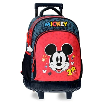 Imagen de Disney Mickey Get Moving Mochila Compact 2 Ruedas Multicolor 32x45x21 cms Poliéster 28,9L