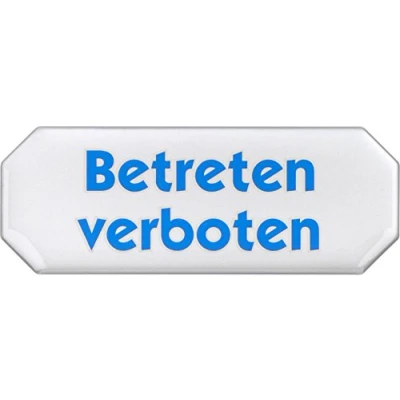 Imagen de Meister cartel 107 x 40 mm Efecto 3d/señalización/Info placa/puerta y comercios Etiquetado/Razón pieza Etiquetado/Orientación, 506470