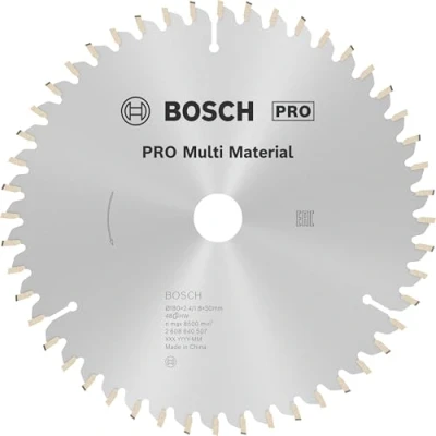 Imagen de Bosch 2 608 640 507 Hoja de sierra circular Multi Material 180 x 30/20 2,4 mm, 48 (pack 1)