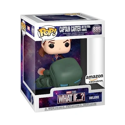 Imagen de Funko Pop! Deluxe: Year of The Shield Hydra with Captain Peggy Carter Marvel Comics Cómics Exclusiva Amazon Figura de Vinilo Coleccionable Idea Regalo Mercancia Oficial