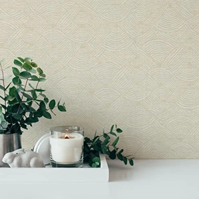 Imagen de A.S. Création Artdeco 387424 Nara Papel pintado (10,05 m x 0,53 m), color beige
