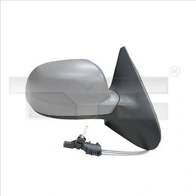 Imagen de espejo retrovisor Tyc 337 0057 derecha imprimado Ajuste por cable, convexo, caja pequeña de VOLKSWAGEN: Polo III Hatchback