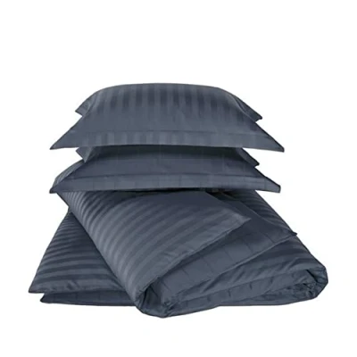 Imagen de de Witte Lietaer Zygo Juego Ropa Cama, algodón Peinado, Azul Marino, 240 x 220 cm