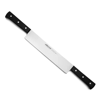 Imagen de Arcos Serie Universal Cuchillo Corta Queso Profesional Hoja de Acero Inoxidable NITRUM 260 mm Mango Polioximetileno (POM) Color Negro