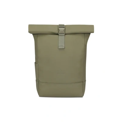Imagen de JOHNNY URBAN Mochila Mujer &amp; Hombre Verde Harvey Medium Bolso Roll Top para Portatil Viaje, Trabajo, Universidad Compartimento de 16 Pulgadas Repele el Agua