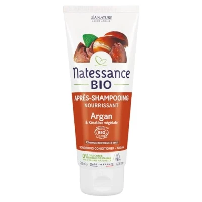 Imagen de Natessance Acondicionador Nutritivo Argán Bio &amp; Queratina Vegetal Certificado Cosmos Organic Tubo 100% 200 ml