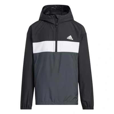 Imagen de adidas Performance Anorak Unisex Cortaviento para niños, Talla: 128, Black