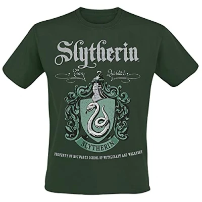 Imagen de Harry Potter Camiseta Slytherin Crest XL, 100%, Verde, Hombres