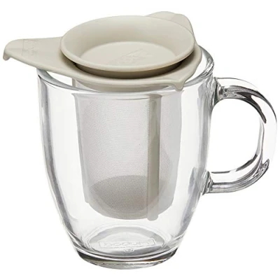 Imagen de Bodum K11239 Tetera Individual, Blanco Crema, Centimeters