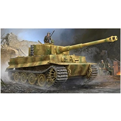 Imagen de Trumpeter TRU09540 9540 12785 Pz.Kpfw.Vi AUSF. E, SD.Kfz181, Tiger 1 con Juego de construcción plástico Zimmererit, Accesorios ferrocarril, Hobby, modelismo, Multicolor
