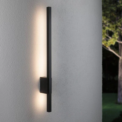Imagen de Paulmann 94742 Luminaria exterior LED aplique Stan resistente al agua de mar IP44 800mm 3000K 11,5W 300lm 230V antracita, aluminio, blanco cálido