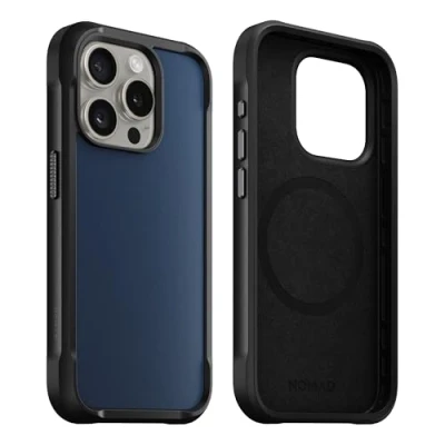 Imagen de Nomad rugged funda protectora iPhone 15 Pro azul atlántico