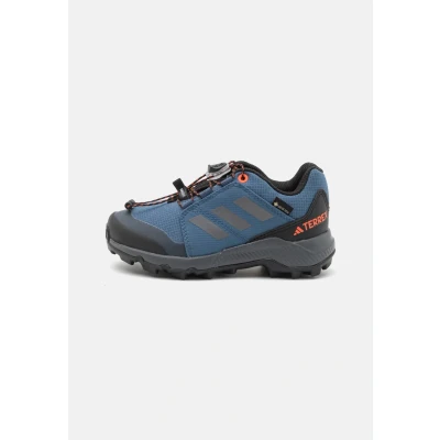 Imagen de adidas Performance Terrex GTX Unisex Zapatillas de senderismo para niños, Talla: 33, Steel/grey three/impact orange Tela/tejido sintético