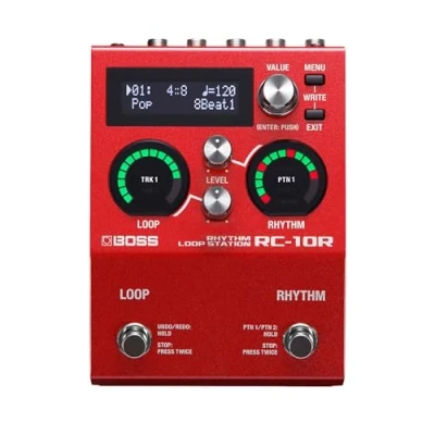 Imagen de Loop Station rítmica de nueva generación BOSS RC 10R — Para intérpretes canciones modernas