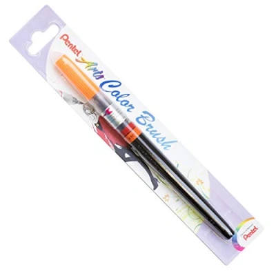 Imagen de Pentel color Brush Pincel recargable, naranja