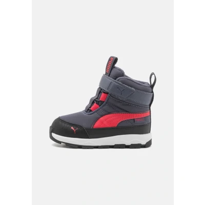 Imagen de Puma Evolve Puretex Unisex Botas para la nieve niños, Talla: 20, Galactic gray/tart cherry/black Zapatos