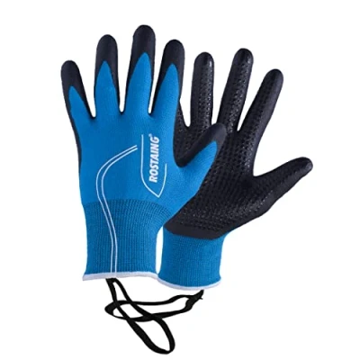 Imagen de ROSTAING Guantes CANADA Par de Trabajo Táctiles para Trabajos Precisión en Ambientes Fríos Abrasivos y Manipulación finos cálidos Azules