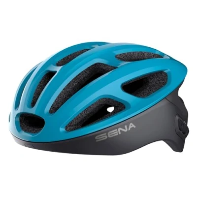Imagen de Sena R1 Smart Helmet para ciclismo (Ice Blue, L)