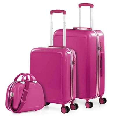 Imagen de Itaca Havel Juego de maletas, Talla: One Size, Fucsia