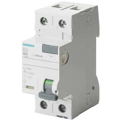Imagen de 5SV33146 Interruptor Diferencial 2P Clase A R 30mA 40 230V