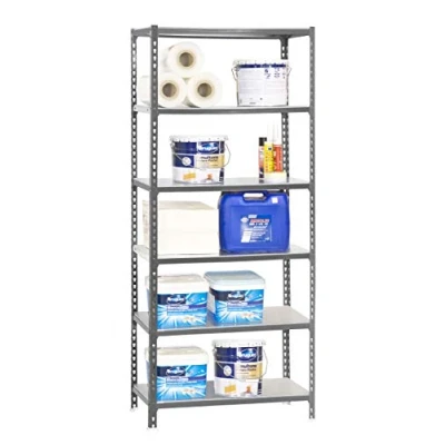 Imagen de Simon Rack Estanteria Metalica, 2500x1000x300 mm, 6 Baldas de Metal, 180 kg Punto Flexión, Estanterias Almacenaje, Gris Simonclick