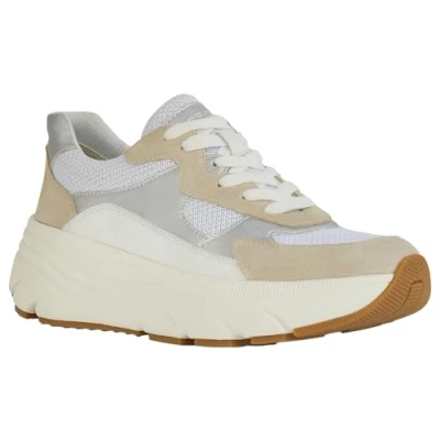 Imagen de Geox D Diamanta B, Plataforma, White Lt Taupe, 40 EU
