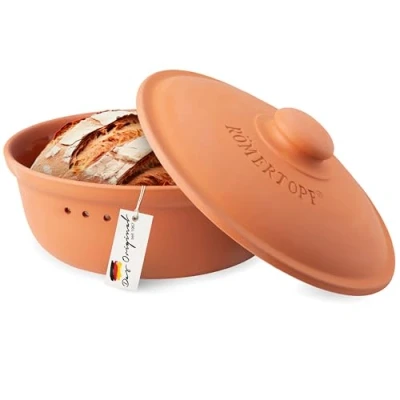 Imagen de Römertopf 80905 Fuente de Horno cerámica para Pan, Color Terracota