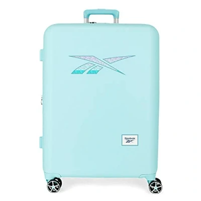 Imagen de Reebok Maleta Mediana Turquesa 48x70x26 cms Rígida ABS Cierre TSA Integrado 74L 2,5 kgs 4 Ruedas Dobles
