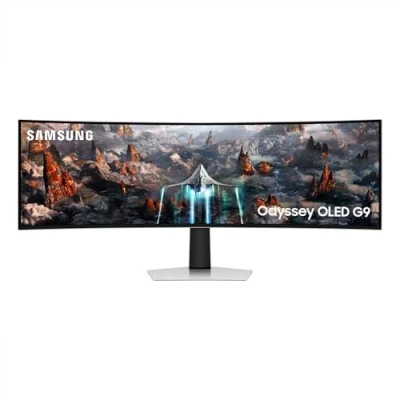 Imagen de Monitor gaming Samsung Odyssey G9 LS49CG934SUXEN , 49&quot;, OLED, 0.03ms, 240 Hz, Freesync Premium Pro, Silver