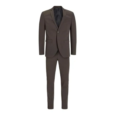 Imagen de Jack &amp; Jones Premium Franco Traje mulch, Hombre, Talla: 56, Mulch