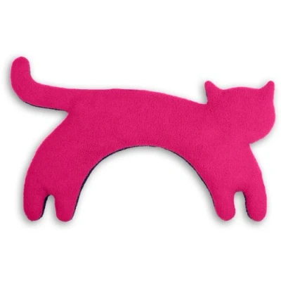 Imagen de SACO TÉRMICO Leschi de semillas para microondas/para la tensión cervical/Animal: Gata Minina, pie, rosa