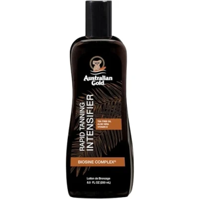 Imagen de Australian Gold Intensificador Rápido De Bronceado Loción, color Marron, 250 ml