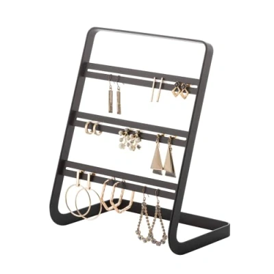 Imagen de YAMAZAKI Torre Soporte para Pendientes, Metal, Negro, Talla única