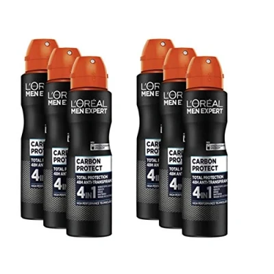 Imagen de L&#039;Oreal Men Expert, Desodorante protect 4 en 1 6 de 150 ml. (Total 900 ml.)